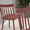 Modern Outdoor Aluminum Dining Table and Chair Set Leisure Table for Courtyard Balcony Patio Furniture