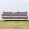 Modern Outdoor Aluminum Garden Sofa Single and 3-Seater Sofas for Balcony Courtyard Beach