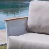 Modern Outdoor Aluminum Garden Sofa Single and 3-Seater Sofas for Balcony Courtyard Beach
