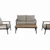 Modern Outdoor Aluminum Patio Garden Sofa Set Table and Chair for Hotel or Villa