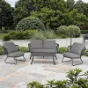 Modern Outdoor Aluminum Patio Sofa Set for Garden and Balcony Outdoor Furniture with Modular Design