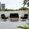 Modern Outdoor Garden Furniture Set Aluminum Patio Sofa Sofa Set Stylish Functional for Your Leisure Space