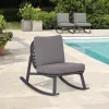 Modern Outdoor Garden Rocking Chair Popular Leisure Recliner Adults Relaxing Rocking Lounge Chair