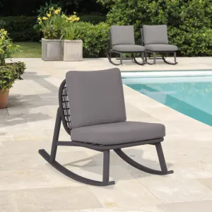 Modern Outdoor Garden Rocking Chair Popular Leisure Recliner Adults Relaxing Rocking Lounge Chair