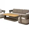 Modern Outdoor Garden Sofa Set Luxury Teak Wood Patio Couch Sectional for Hotels