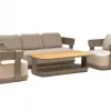 Modern Outdoor Garden Sofa Set Luxury Teak Wood Patio Couch Sectional for Hotels