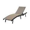 Modern Outdoor Patio Chaise Lounge Chair Set Comfortable Sun Lounger for Poolside Balcony Garden or Hotel Use