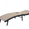 Modern Outdoor Patio Chaise Lounge Chair Set Comfortable Sun Lounger for Poolside Balcony Garden or Hotel Use
