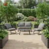 Modern Outdoor Sofa Set Garden Patio Furniture Weather-Resistant for Hotels Factory Design