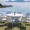 Modern Rust-Proof Waterproof Aluminium Metal Outdoor Sofa Set for Garden Patio Hotel Courtyard General Outdoor Furniture Use