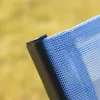 Modern Stackable Outdoor Metal Chair for Garden or Park Aluminum Frame With Fabric for Patio or Courtyard
