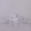 Modern Style Outdoor Chair Patio Garden Aluminum Chaise Coffee Chair Outdoor Garden Chair