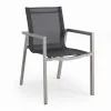Modern Style Outdoor Dining Chair Patio Garden Aluminum Chaise Coffee Chair Garden Chair