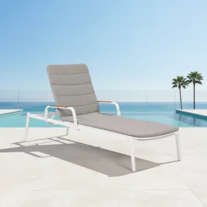 Modern Style Outdoor Furniture Waterproof Cushion Beach Chairs and Sunbed for Hotels Gardens Parks and Swimming Pools