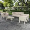 Modern Style Outdoor Patio Garden Aluminum Coffee Chair Outdoor Garden Sofa Set
