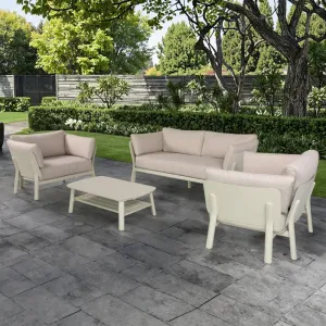 Modern Style Outdoor Patio Garden Aluminum Coffee Chair Outdoor Garden Sofa Set