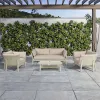 Modern Style Outdoor Patio Garden Aluminum Coffee Chair Outdoor Garden Sofa Set