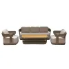 Modern Teak Outdoor Patio Furniture Set Garden Sofa for Hotel Courtyard Readymade Outside Sofas