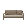 Modern Teak Wood Outdoor Sofa Patio Furniture Garden Single Sofa 2-seater Sofa