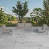 Modern Weather-Resistant Aluminum Outdoor Sofa Set for Park Apartment for Garden Restaurant Balcony Furniture