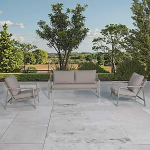 Modern Weather-Resistant Aluminum Outdoor Sofa Set for Park Apartment for Garden Restaurant Balcony Furniture