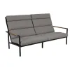 Modern 5-Seater Aluminum Coffee Table and Sofa Set Weather-Resistant Patio Furniture for Garden Outdoor Comfortable Stylish