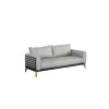 Moss Waterproof Lounge Couch Luxury Modern Aluminium Garden Patio Outdoor Furniture Sofa Set for Courtyard