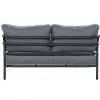 Nemo Contemporary Outdoor Aluminum Patio Garden Furniture Lounge Sofa Set Patio Outside Chaise Metal