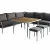 Nemo Modern Luxury Patio Table and Chairs Durable Furniture Courtyard Dining Set for Restaurant Use