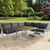 Nemo Modern Luxury Patio Table and Chairs Durable Furniture Courtyard Dining Set for Restaurant Use