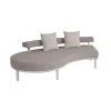 New Arrival Luxury Furniture Waterproof Fabric Garden Set Hotel Patio Lounge Sofa Set Balcony Outdoor Sofa