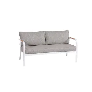 New Arrival Luxury Modern Garden Patio Sofa Set Outdoor Teak Wood Couch for Backyard Villa Fabric Material