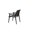 New Ligga New Design Outdoor Dining Table and Chair Set Teak Dining Set Restaurant Furniture for Patio