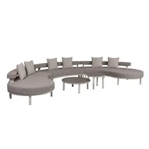 New Outdoor Waterproof Hotel Garden Furniture Sofa Set Aluminum Outdoor Sofa