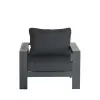 Nikko Contemporary Design Modern Style 6-Piece Black Outdoor Furniture Sofa Set
