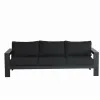 Nikko Hot Seller Luxury Outdoor Garden Sofa Set Patio 6-piece Black Sofa Garden