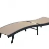 Outdoor Aluminium Beach Chaise Garden Hotel Swimming Pool Lounger Chair Leisure Sun Lounger