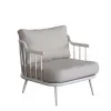 Outdoor Aluminium Garden Sets Popular Aluminum Curve Leisure Sofa for Patio Home Outdoor Furniture