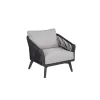 Outdoor Furniture Aluminum 3-seater Sofa Garden Single Sofa Patio Furniture