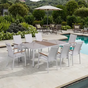 Outdoor Furniture Dining Set Garden Leisure Dining Table and Chair for Garden Hotel Outdoor