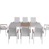 Outdoor Furniture Dining Set Garden Leisure Dining Table and Chair for Garden Hotel Outdoor