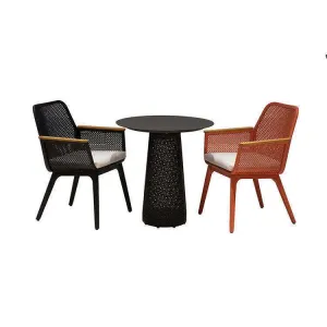 Outdoor Furniture Restaurant AluminumTable and Chair Set Patio Dining Set