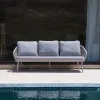Outdoor Furniture Sofa Patio Set Morden Garden Furniture Luxury Hotel Sofa Set Resort Teak Outdoor Sofa