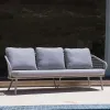 Outdoor Furniture Sofa Patio Set Morden Garden Furniture Luxury Hotel Sofa Set Resort Teak Outdoor Sofa