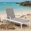 Outdoor Furniture Waterproof Cushion Beach Chairs and Sunbed for Hotels Gardens Parks and Swimming Pools