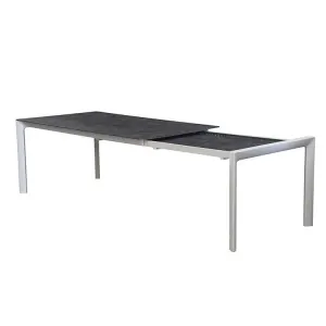 Outdoor Garden Patio Furniture Waterproof Aluminum Dining Table Outdoor Extendable Dining Table