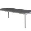 Outdoor Garden Patio Furniture Waterproof Aluminum Dining Table Outdoor Extendable Dining Table