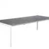 Outdoor Garden Patio Furniture Waterproof Aluminum Dining Table Outdoor Extendable Dining Table