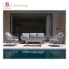 Outdoor Patio Garden Furniture Sofa Set Hotel Aluminum Waterproof Leisure Durable Sofa Set