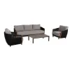 Outdoor Patio 2-Seater Single Sofa Waterproof Rope Garden Hotels Beaches Restaurants Villas Parks